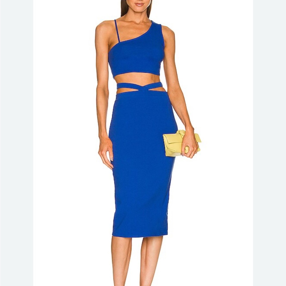 Women’s Blue Skirt Set